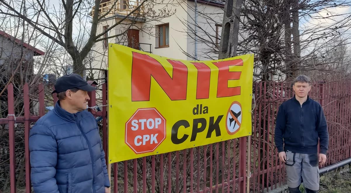Reportaż "Trzeba uciekać". Spór o grunt pod budowę Portu Polska