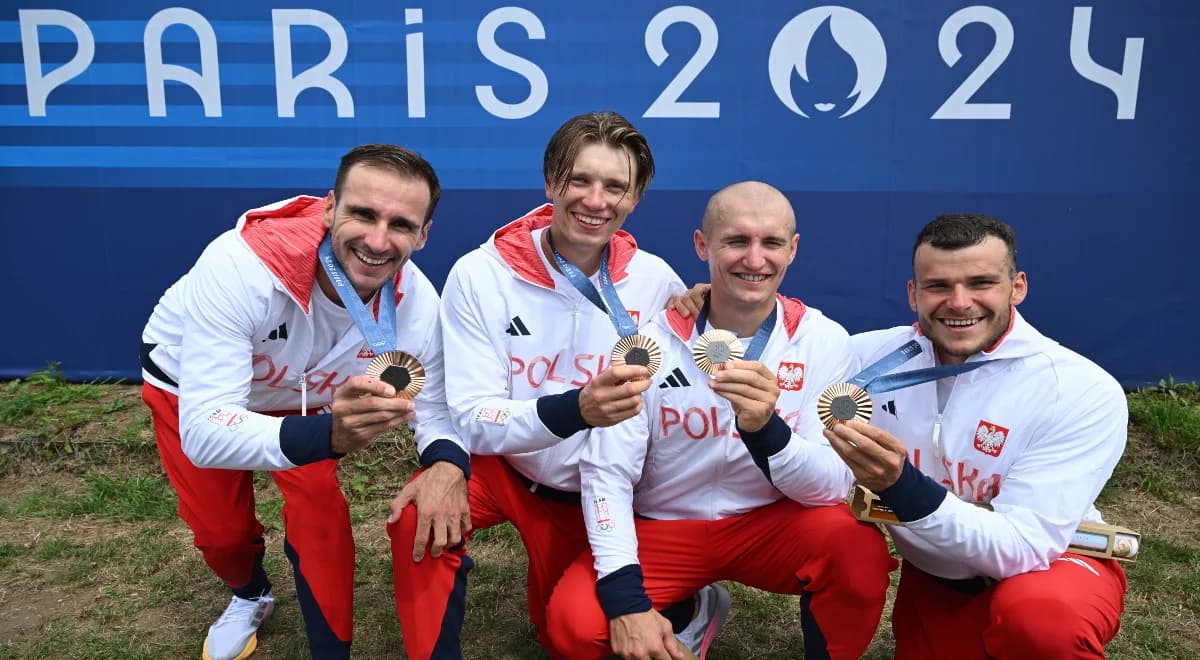 Paryż 2024. Kolejny medal w czwórce podwójnej. "Polska specjalizacja"