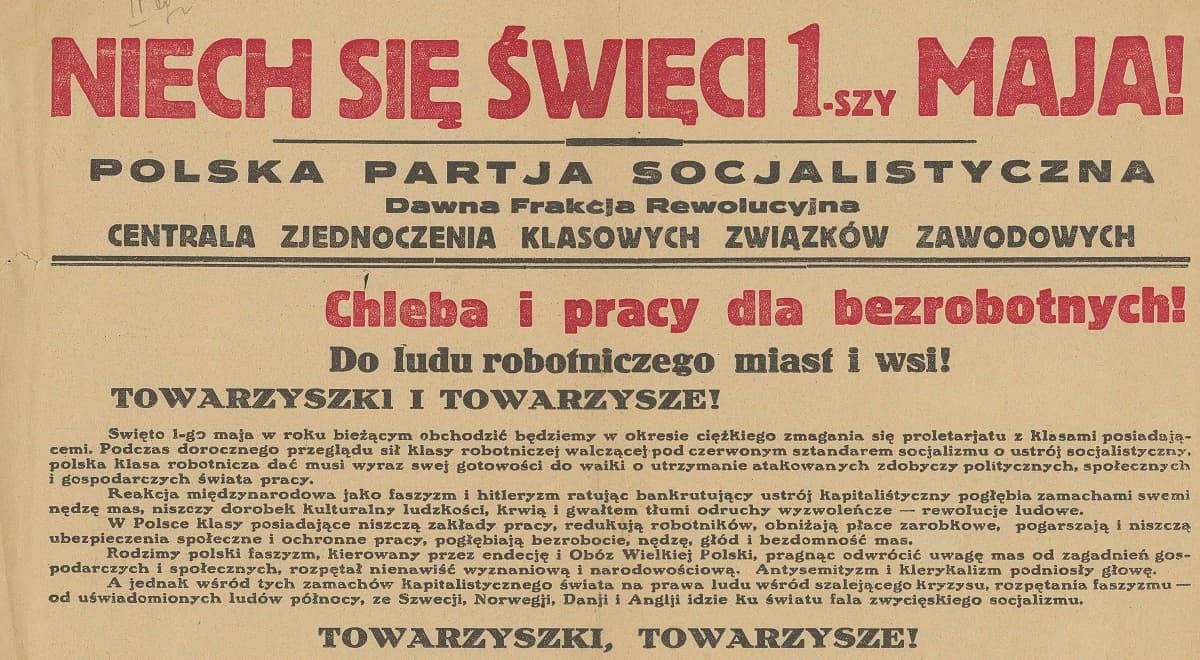 1 maja. Historia Międzynarodowego Dnia Solidarności Ludzi Pracy