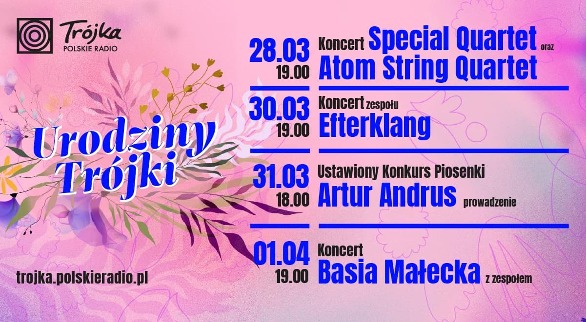 63. urodziny Trójki. Zapraszamy do świętowania z nami!
