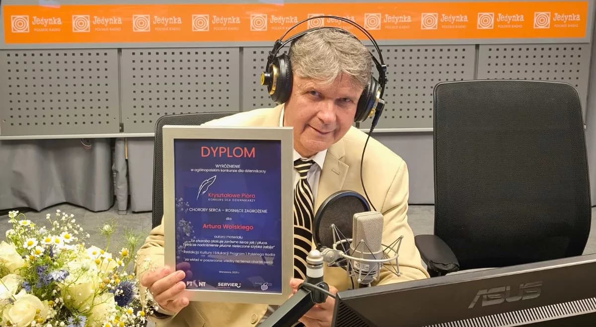"Kryształowe Pióra". Artur Wolski wyróżniony w prestiżowym konkursie dla dziennikarzy