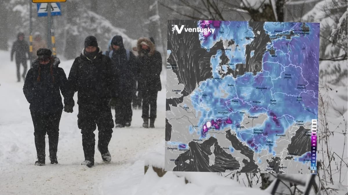 Śnieg uderzy już przed Sylwestrem. Zobacz symulację dla Polski