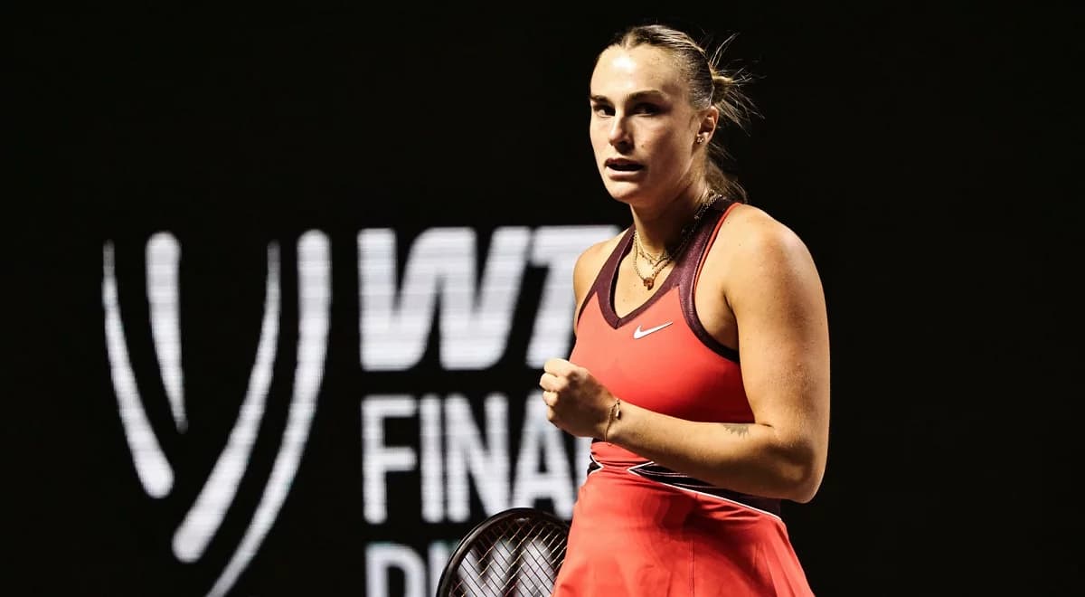 Trudna przeprawa Aryny Sabalenki w WTA Finals. Wygrała, ale oddała seta
