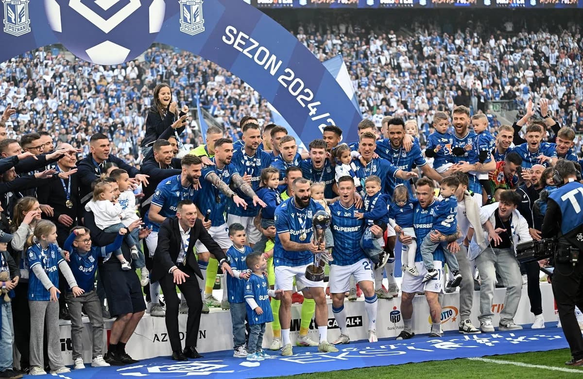 Football: Lech Poznań crowned Polish champions as season ends