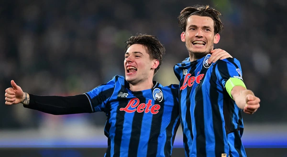 Polała się krew, ale zrobili to! Zalewski i Atalanta grają dalej w Lidze Mistrzów [wideo]