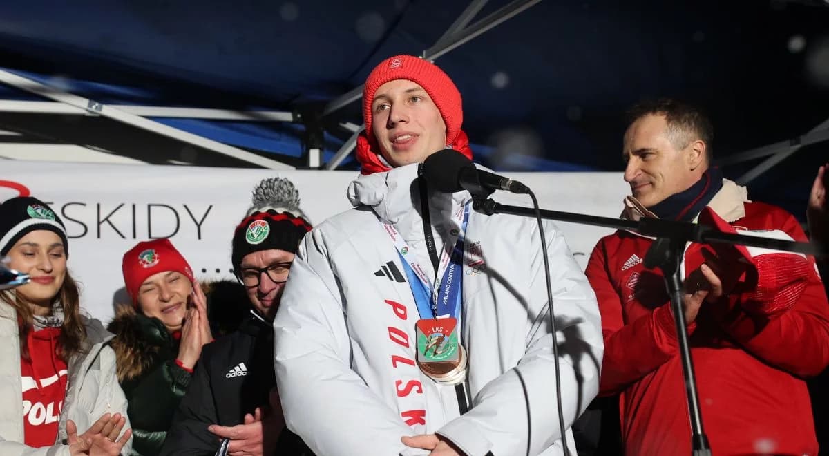 Tomasiak w ogniu pytań w Bystrej. Skoczek szczerze o sukcesie na igrzyskach