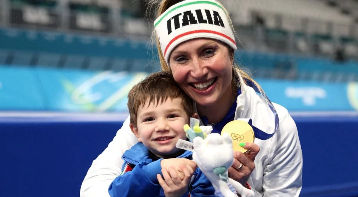 Padł pierwszy rekord olimpijski! Lollobrigida świętuje złoto z synem i całą Italią