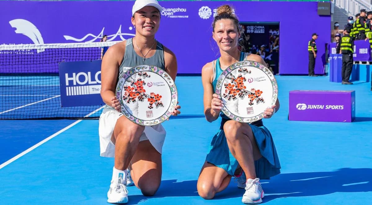 Katarzyna Piter sięgnęła po deblowy tytuł. Polka odwróciła losy finału