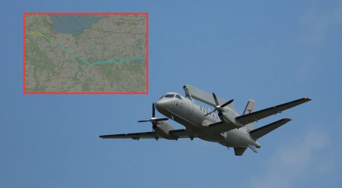 "Latający szpieg" krąży nad Polską. Oto jego trasa