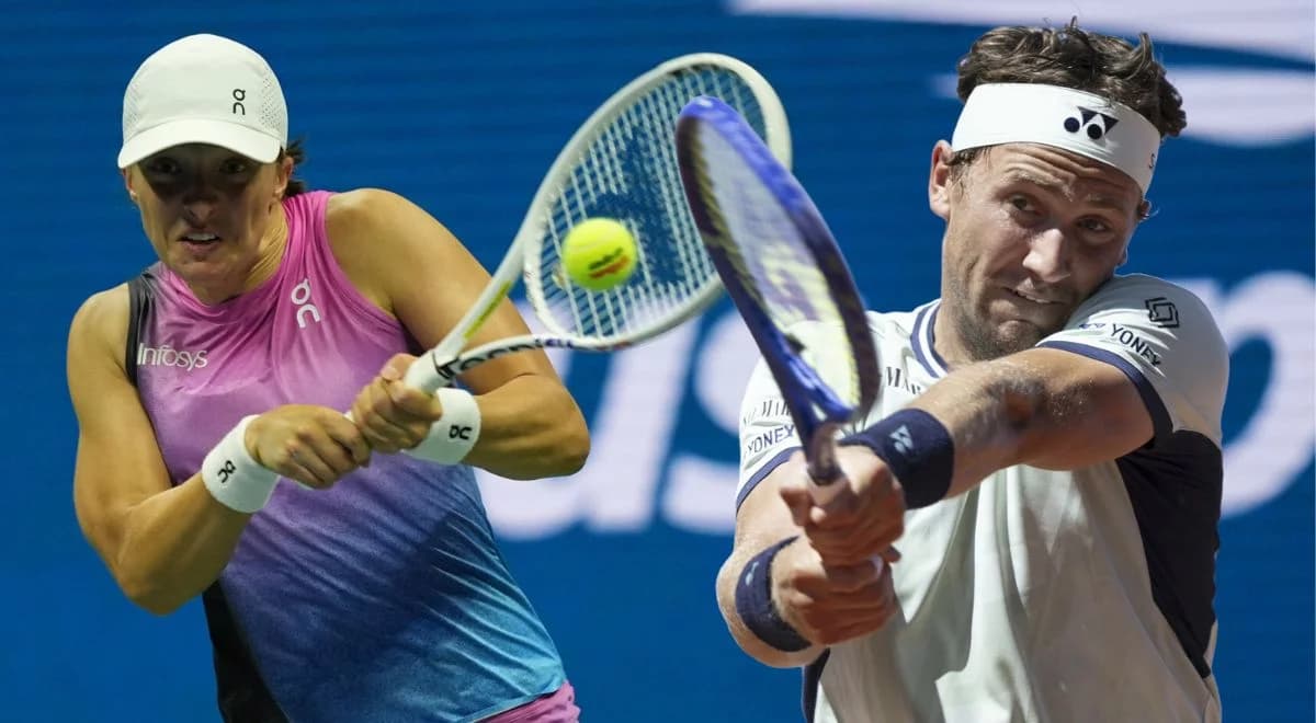 Gdzie oglądać półfinał miksta Świątek? Transmisja TV US Open