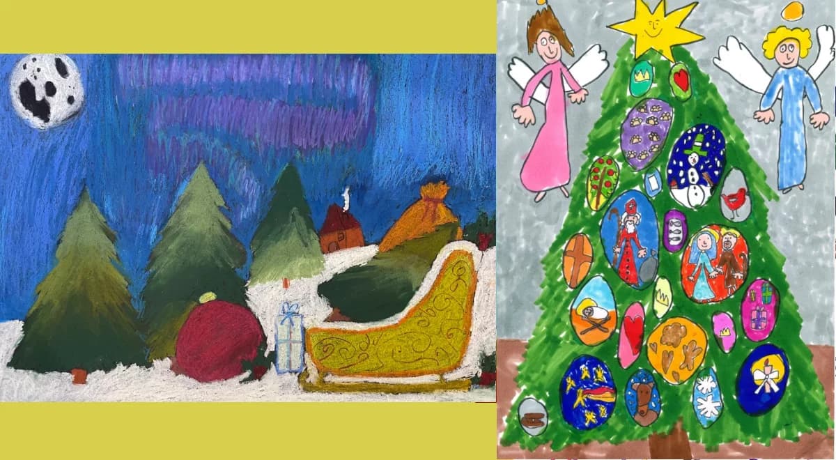 Akcja charytatywna "Choinki Jedynki" 2025. Nagrodzone prace - 2 grudnia