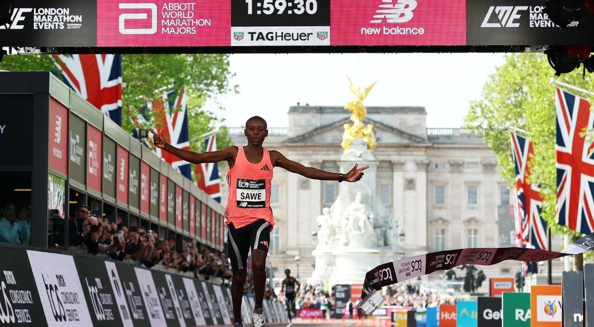 Pękła magiczna granica! Sebastian Sawe pokonał trasę maratonu w imponującym czasie 