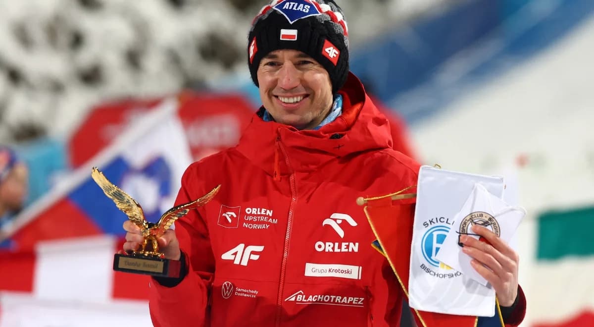 Nocny wpis Kamila Stocha. Jedno słowo i cztery zdjęcia