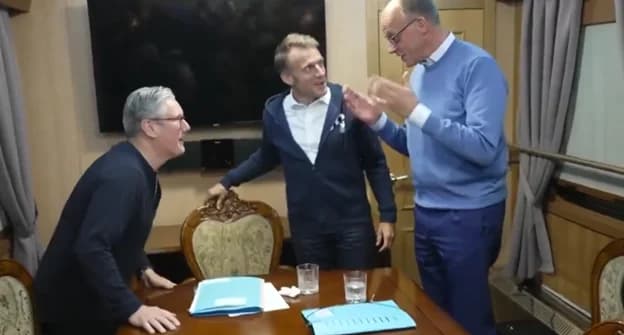 Merz, Macron, Tusk i Starmer z narkotykami w Kijowie? Kolejny fake news Kremla