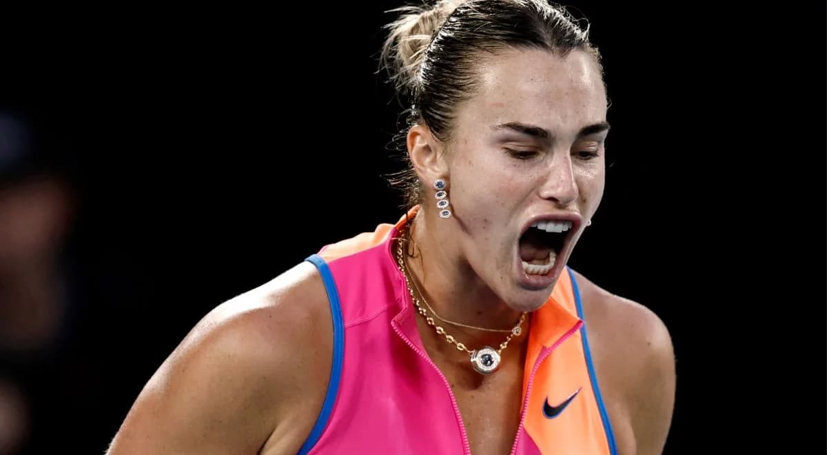 Za głośno i za ostro. Aryna Sabalenka ukarana w półfinale Australian Open