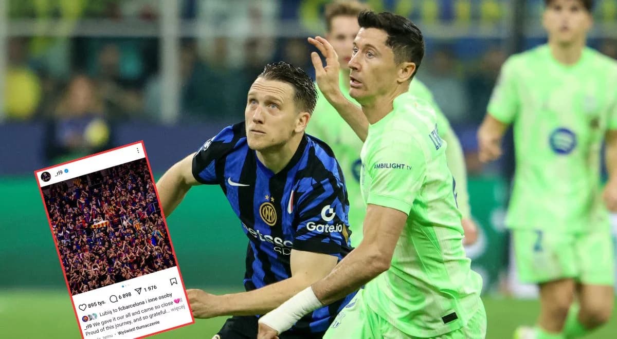 Lewandowski ma złamane serce. Emocjonalny wpis po meczu Inter - FC Barcelona